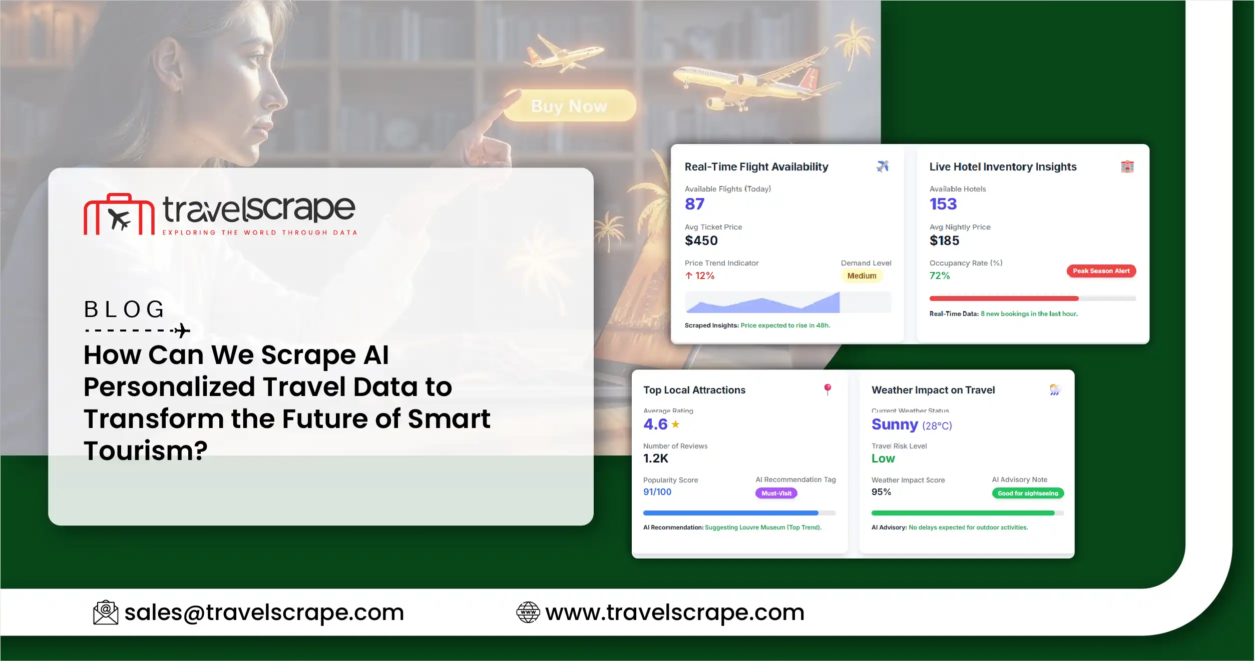 Scrape AI Personalized Travel Data to Transform Smart Tourism